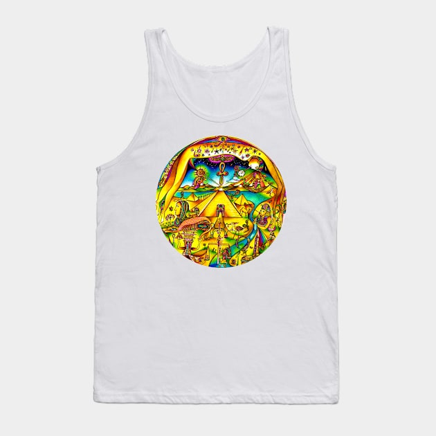 Pyramidst Egypt Tank Top by ARTofDiNo